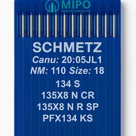 Kim May Công Nghiệp Schmetz 134 S (135X8 N CR, 135X8 N R SP, PFX134 KS) - Size 18 (Nm 110 / Size 18)