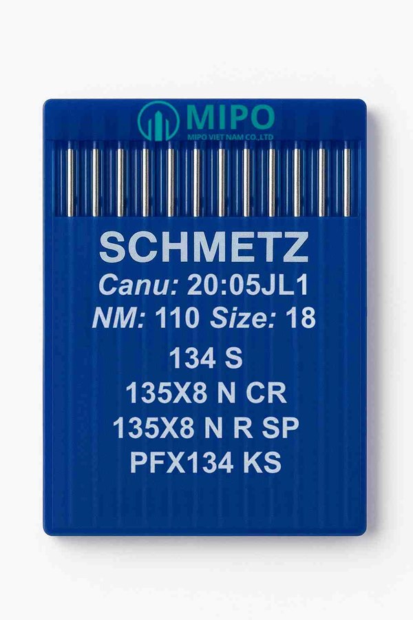 Kim May Công Nghiệp Schmetz 134 S (135X8 N CR, 135X8 N R SP, PFX134 KS) - Size 18 (Nm 110 / Size 18)