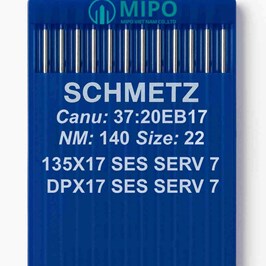 Kim May Công Nghiệp Schmetz 135X17 SERV 7 (DPx17 SERV 7) -  Size 22 (Nm 140 / Size 22)