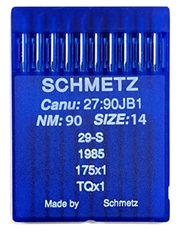 Kim May Công Nghiệp Schmetz 29‑S - Kim Công Nghiệp STU, Gắn Nút