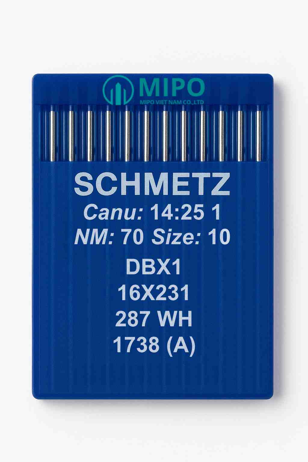Kim May Công Nghiệp Schmetz DBX1 (16x231, 1738 (A), 287 WH) - Size 10 (Nm 70 / Size 10)