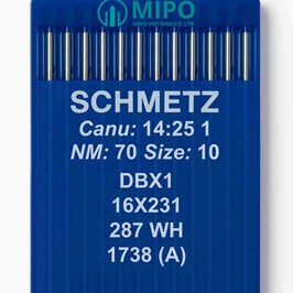 Kim May Công Nghiệp Schmetz DBX1 (16x231, 1738 (A), 287 WH) - Size 10 (Nm 70 / Size 10)