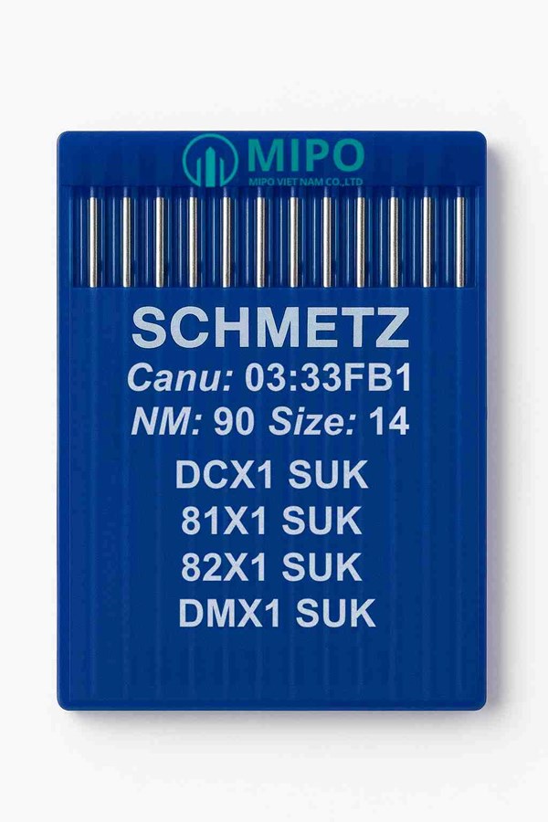 Kim May Công Nghiệp Schmetz DCX1 SUK (DCx27 SUK, SY 6120 SUK) - Size 14 (Nm 90 / Size 14)