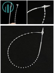 Ti Xỏ Hột 7 inch Màu Trắng
