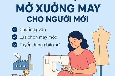 KINH NGHIỆM MỞ XƯỞNG MAY CHO NGƯỜI MỚI – CHIA SẺ TỪ MIPO VIỆT NAM