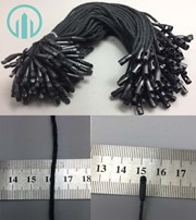 Dây Treo Nhãn Mác Cotton Màu Đen Size Lớn