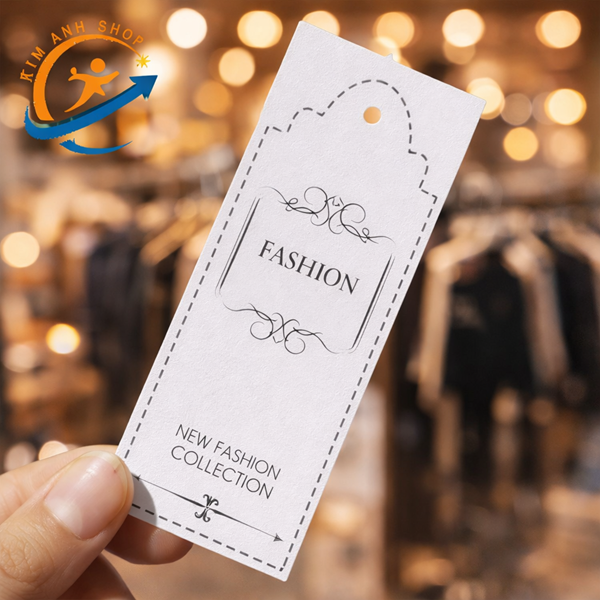 Tag Giấy In Sẵn Giá Siêu Rẻ - Xấp 1.000 Chiếc - Treo Quần Áo, Nón, Mũ, Giày Dép FASHION 4x10cm